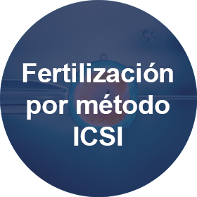 Fertilización por método ICSI